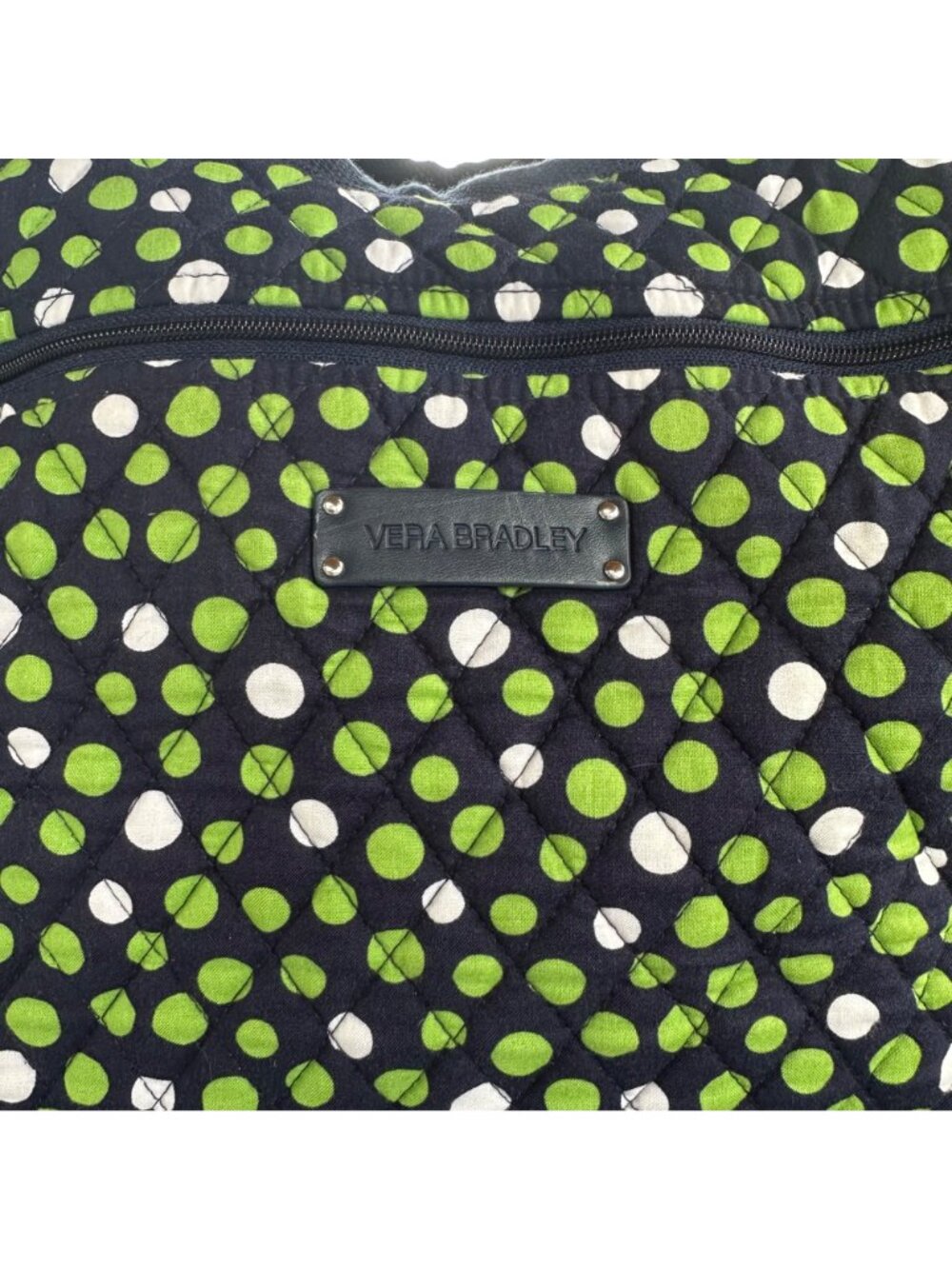 Vera Bradley Quilted Carryall Travel Bag in the "Lucky Dots" Limited Edition - Picture 3 of 16